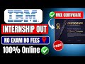 IBM Free Online Internships 2025 | Web Development Internship For College Students 🔥