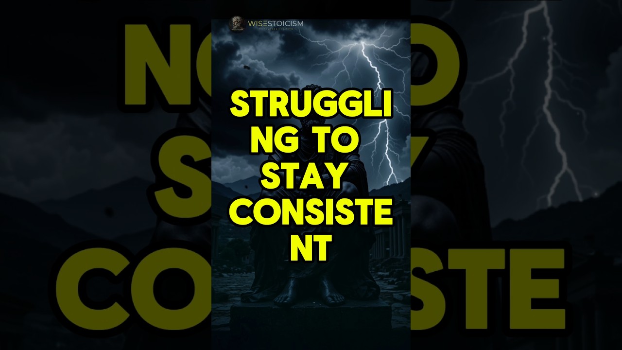 3 Techniques to Stay Consistent in Self-Improvement | #stoicism