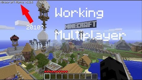 Minecraft Alpha Multiplayer Still Works