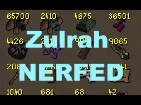 fejl let I udlandet ZULRAH DROPS NERFED BY 30%! - YouTube