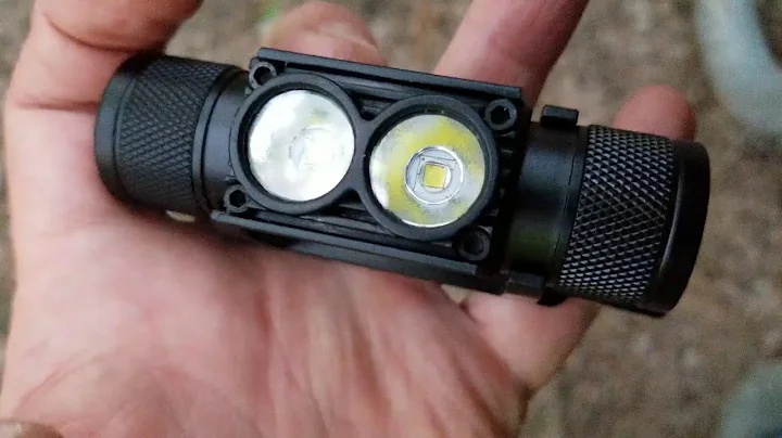 Sofirn D25S headlamp with two LEDs giving a claimed 1200 lumen