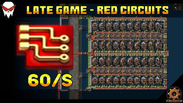 Factorio: Red Circuits T4 Blueprint - Late Game Moduled (Space Age DLC)