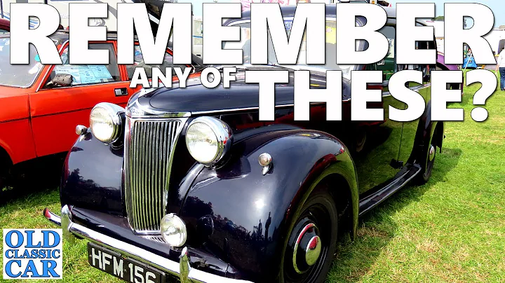 Loads of classic cars on show at Smallwood Vintage Rally 2021 (BMC, BL, Rootes, Ford, Jaguar etc)