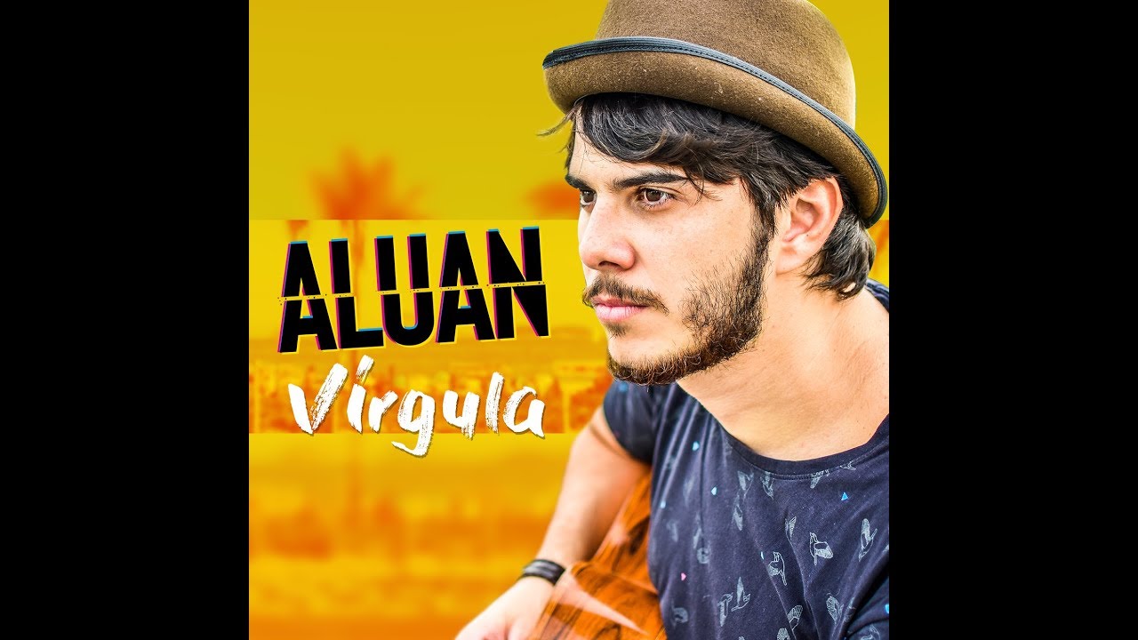 Motion lettering da música Vírgula, de Aluan