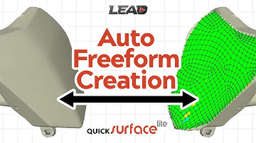 Auto Freeform Creation in QuickSurface LITE
