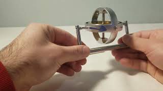 Gyrocompass Aligns With Externally Applied Torques