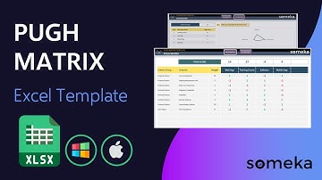 PUGH Matrix Excel Template | PUGH Analysis | Decision Making