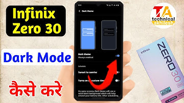 infinix zero 30 dark mode setting,how to use dark mode in infinix zero 30, infinix zero 30 dark mode