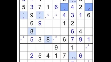 New York Times Sudoku Hard Solution for March 20, 2025: Walkthrough