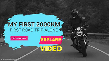 3 Days • 3 Cities • 1 Epic Ride. My First Road Trip Plan Explained Video