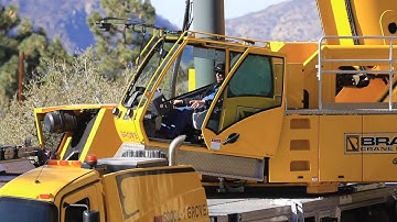 Bragg crane sets poles for SoCal  Edison