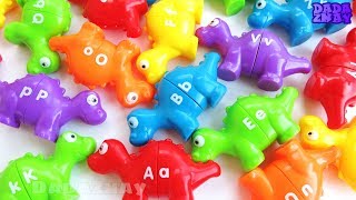 Учим Английский Алфавит|Учим цвета с Play Doh |Алфавит Динозаврики для детей|ABC|Песенка про алфавит