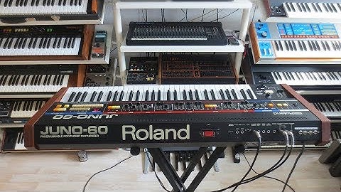 Roland Juno-60 Analog Synthesizer (1982)  *Flashback*