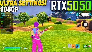 Fortnite Chapter 6 Season 4 RTX 5050 + i5 14600K - 1080p Performance Mode, Ultra,