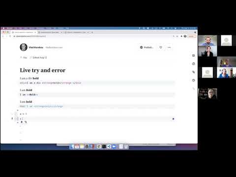 Observable Notebooks and D3.Js with Amelia Wattenberger and Vlad Korobov