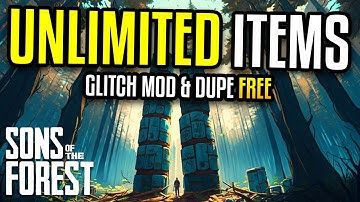 Get UNLIMITED Items FAST (NO Farm, Mods or Duplication Glitch) Sons of the Forest