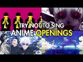 Si cantas o bailas pierdes  edicion anime openings