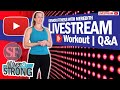 LIVESTREAM - Low Impact Cardio, Resistance Bands With Exercise Ball And Stretching Cool Down