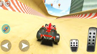 Jet Formula Car Short Sky Track Racing Game | Red Jet Formula Driving Game | Formula Car Race 3D screenshot 5