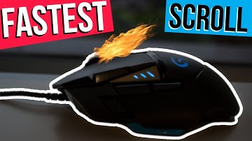 FASTEST SCROLLING MOUSE!? | G502 Mouse wheel scrolling test | Harrison Broadbent