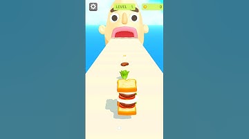 SANDWICH RUNNER GAMEPLAY LEVEL 1 #manoranjancinema