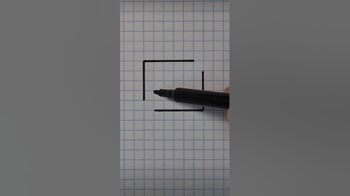 Illusion optique ou façon facile de dessiner un escalier