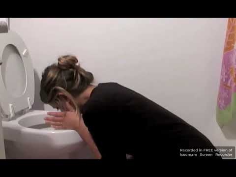 Woman Vomiting