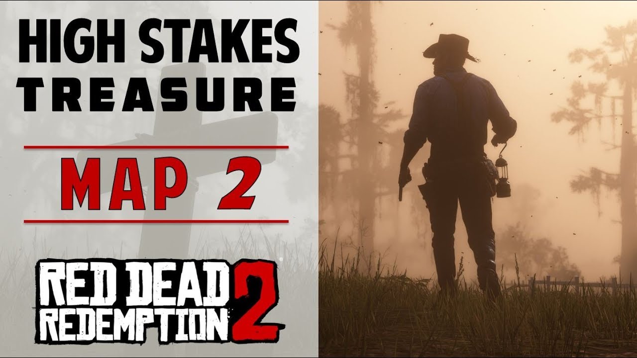 Red Dead Redemption 2 Mapa do Tesouro de High Stakes (5) - Your Games Zone