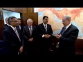 PM Netanyahu's meeting with Chief Minister of Maharashtra state, India