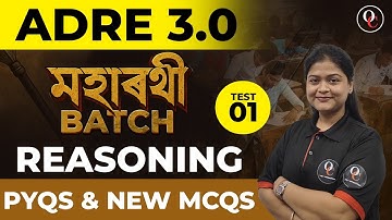 ADRE 3.0 Maharathi Batch | Coding-Decoding | Reasoning | Only Competition