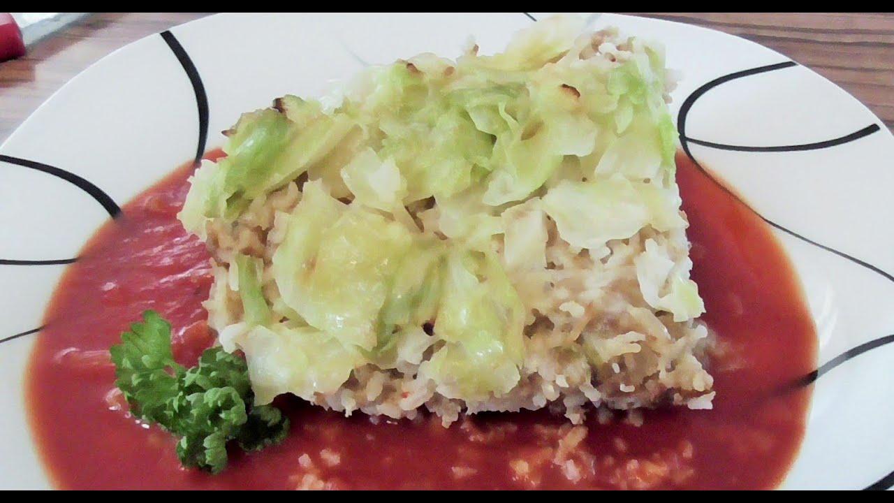 Zapiekanka golabkowa / Kasia ze slaska gotuje