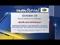 Birthdays For Monday October 23 