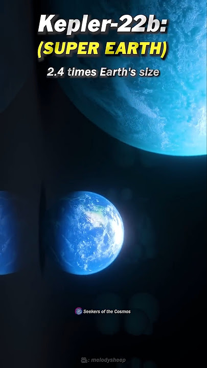 Earth vs. Super Earth | Meet Kepler-22b: A Potential Earth 2