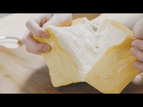 驚きのしっとり食感！高級生食パンの作り方 | Rich White Bread Recipe