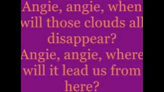 The Rolling Stones - Angie - w/ lyrics