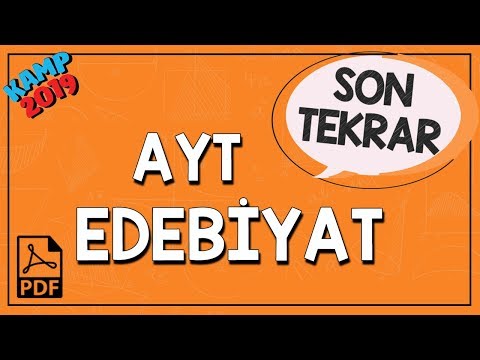 AYT Edebiyat Son Tekrar | Kamp2019