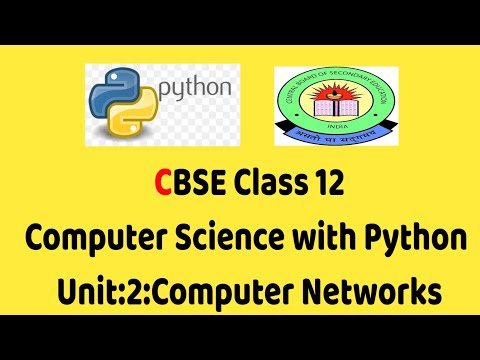CBSE Class 12 CS: Computer Science with Python: Unit 2: Computer ...