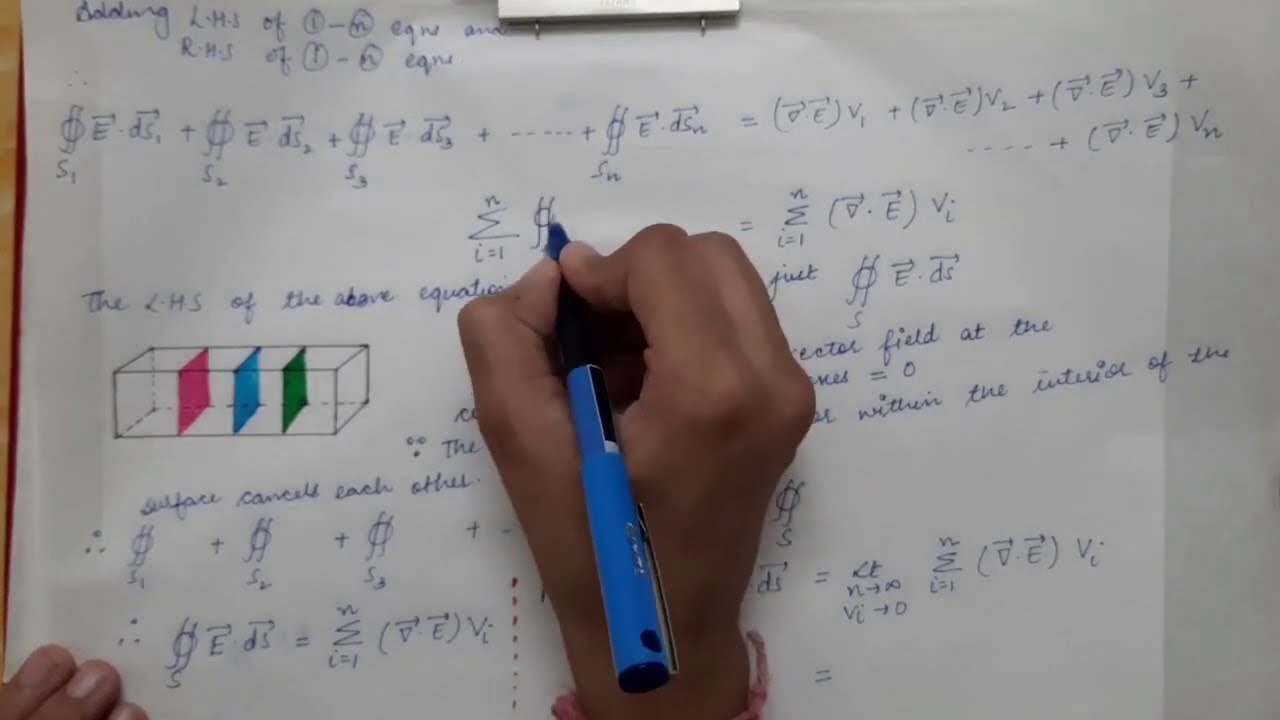 Lecture 4 - Part 1 - (1st Semester) - Gauss-Divergence theorem