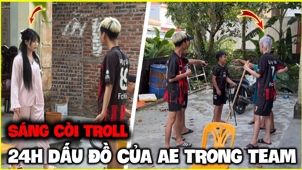 Sáng Còi - 24h Troll Dấu Đồ Của Các Thành Viên Team Đức Mõm Cười Đau Bụng | Phần 1