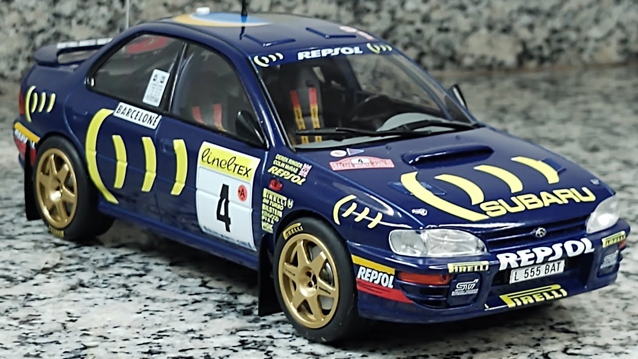 1/24 スバル インプレッサ #4 RACラリー 1995 C.マクレー 1/43 スバル インプレッサ 深める #4 C.マクレー R.A.C.ラリー