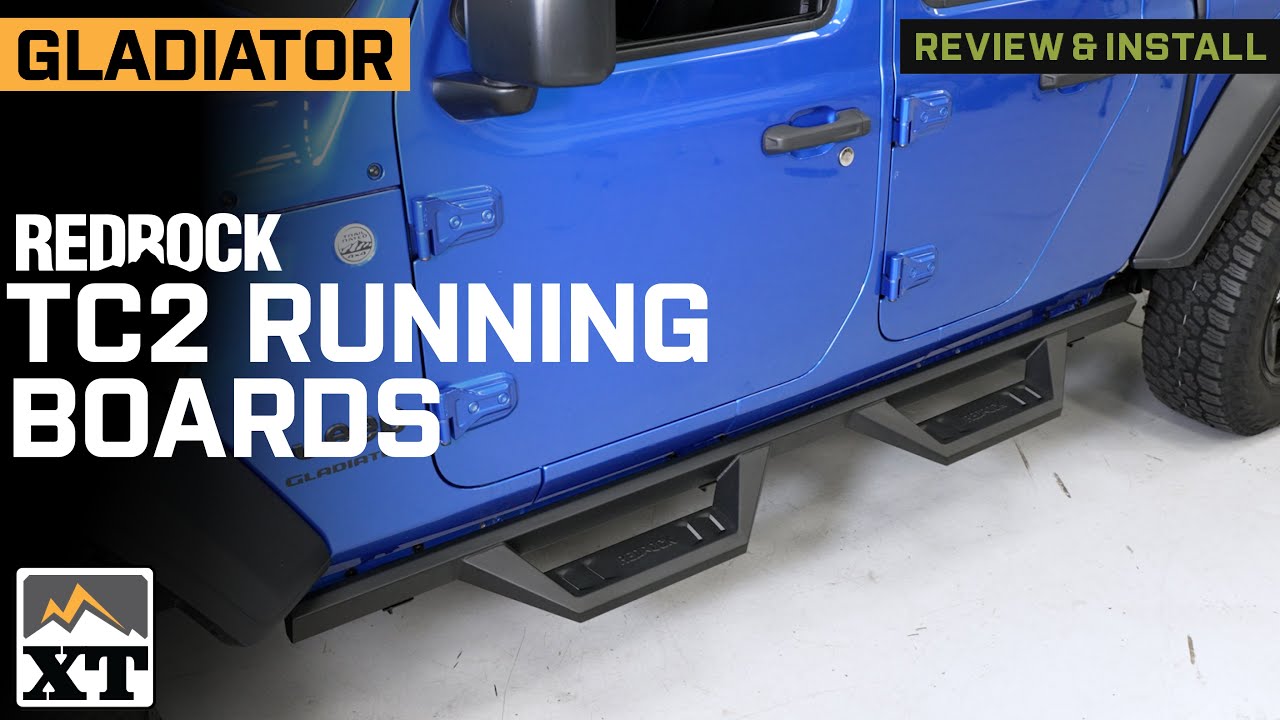 RedRock Jeep Gladiator TC2 Drop Step Running Boards; Textured