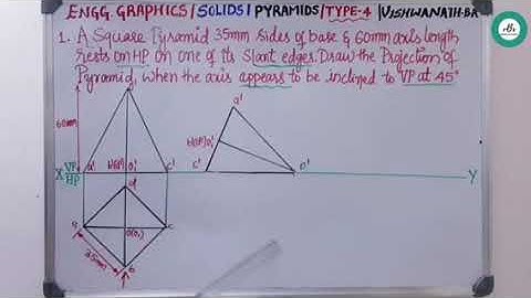 Engineering Graphics/Solids/Pyramids/Video-7
