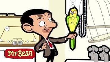 PARROT PROBLEM | Mr Bean Cartoon Season 1 | Funny Clips | Mr Bean Cartoon World