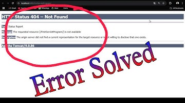 Http status 404-Not Found Error Fix || Http Status 404- Error Solved in Servlet & JSP