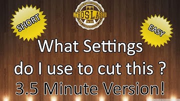 What Glowforge Material Cut Settings to use Short