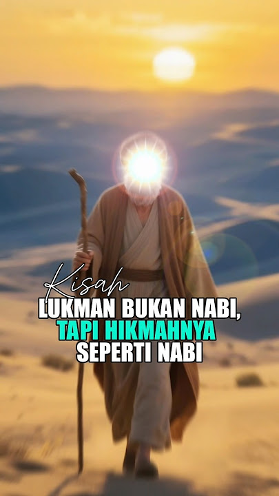 Lukman bukan Nabi,tapi Hikmahnya seperti Nabi, #ilustrasiceritaislam #kontenislamic#abahaos