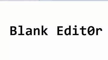 Blank Editor - Project Euler Problem 1 "Fizz Buzz"