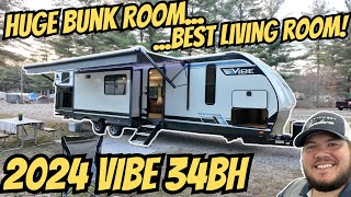 2024 Vibe 34BH | Bunk Model For a BIG FAMILY! by The RV Hunter 1,063 views 3 weeks ago 15 minutes