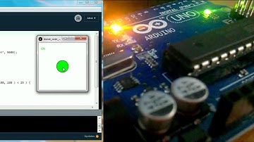 Mouse hover controlled LED Arduino + Processing