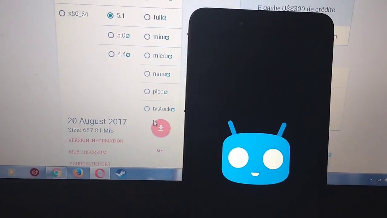 Como instalar a Rom da cyanogenmod 12 1 no alcatel pixi 4 6 3G 8050E qHD